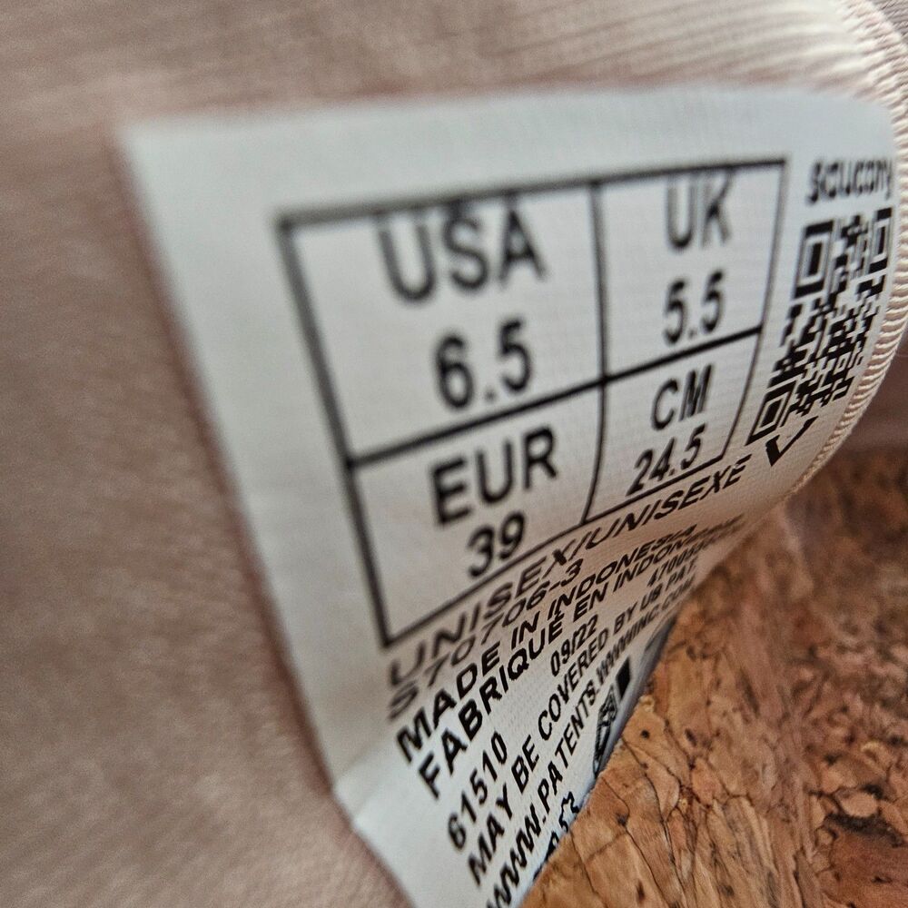 Saucony Shadow 6000 Moc Pink Gum Suede Sneakers W8 M6.5 NIB Retro - Picture 9 of 9